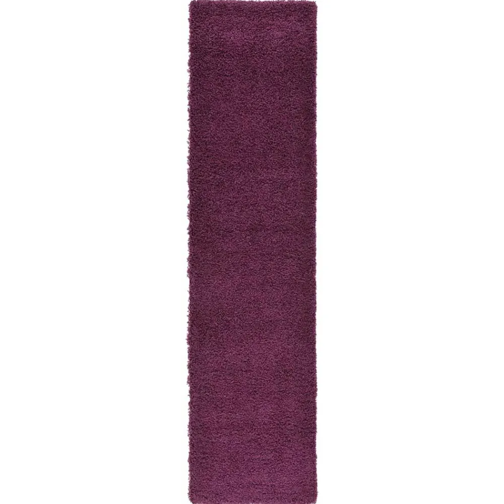 Wohnen Hochflor Teppich oder Läufer in Violett - Zelio