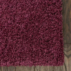 Wohnen Hochflor Teppich oder Läufer in Violett - Zelio