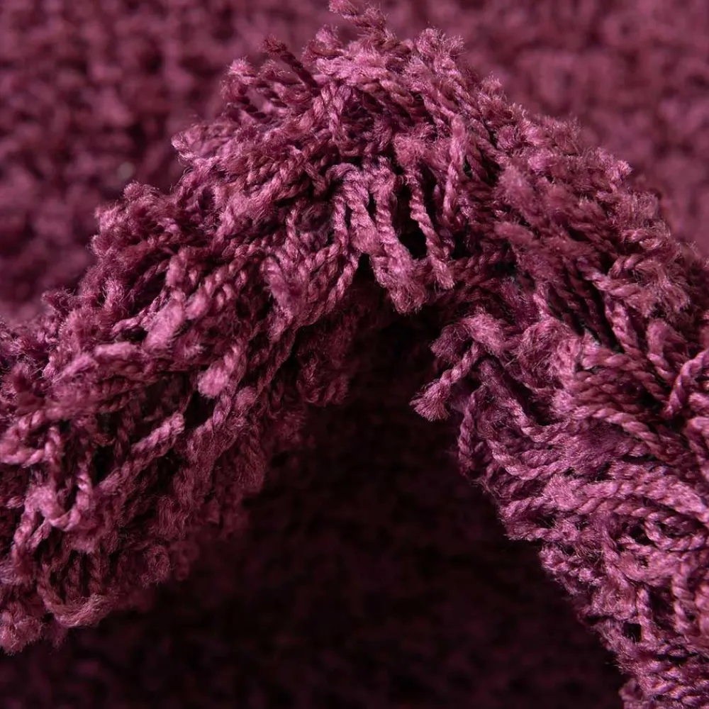 Wohnen Hochflor Teppich oder Läufer in Violett - Zelio