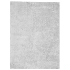 Wohnen Hochflorteppich in Silbergrau - Ronin