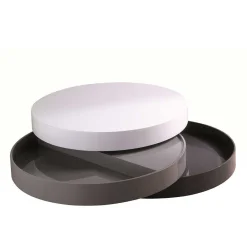 Wohnen Designermöbel*Hochglanz Design Wohnzimmertisch drehbar - Tulima