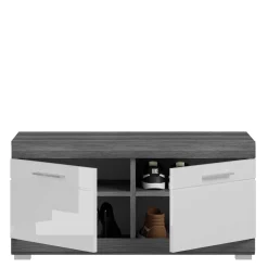 Wohnen Hochglanz Dielenmöbel Set - Nancys (dreiteilig)