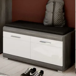 Wohnen Hochglanz Flurmäbel Kombination - Nancys (fünfteilig)