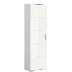 Wohnen Schränke|Garderobenschränke*Hochglanz Flurschrank in Weiß - Rugova