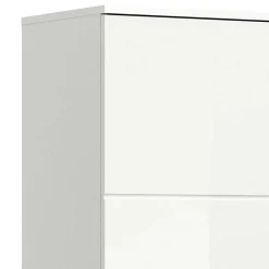 Wohnen Schränke|Garderobenschränke*Hochglanz Flurschrank in Weiß - Rugova