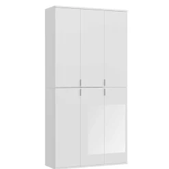 Wohnen Jugendzimmerschränke*Hochglanz Kleiderschrank 6-türig - Ejulia (zweiteilig)