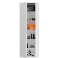 Wohnen Jugendzimmerschränke*Hochglanz Kleiderschrank 6-türig - Ejulia (zweiteilig)