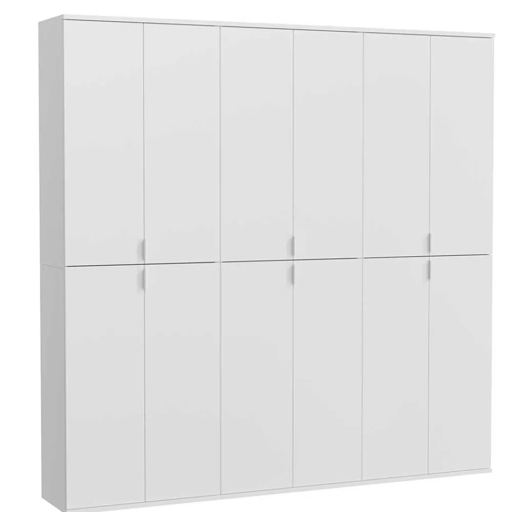 Wohnen Hochglanz Kleiderschrank Set kompakt - Ejulia (dreiteilig)