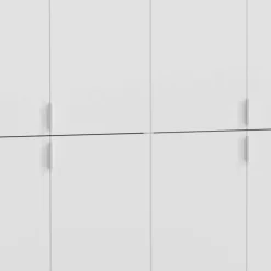 Wohnen Hochglanz Kleiderschrank Set kompakt - Ejulia (dreiteilig)