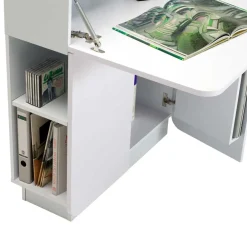 Wohnen Hochglanz Sekretär Vignola in Weiß