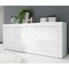 Wohnen Sideboards & Kommoden|Sideboards*Hochglanz Sideboard in Weiß 4-türig - Sogno