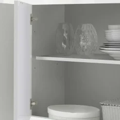 Wohnen Sideboards & Kommoden|Sideboards*Hochglanz Sideboard in Weiß 4-türig - Sogno