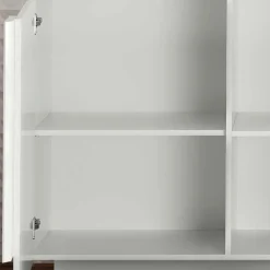 Wohnen Sideboards*Hochglanz Sideboard mit 4 Türen in Weiß - Kerym