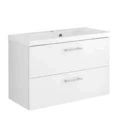 Wohnen Hochglanz Wand Waschtisch mit Waschbecken - Vohdan