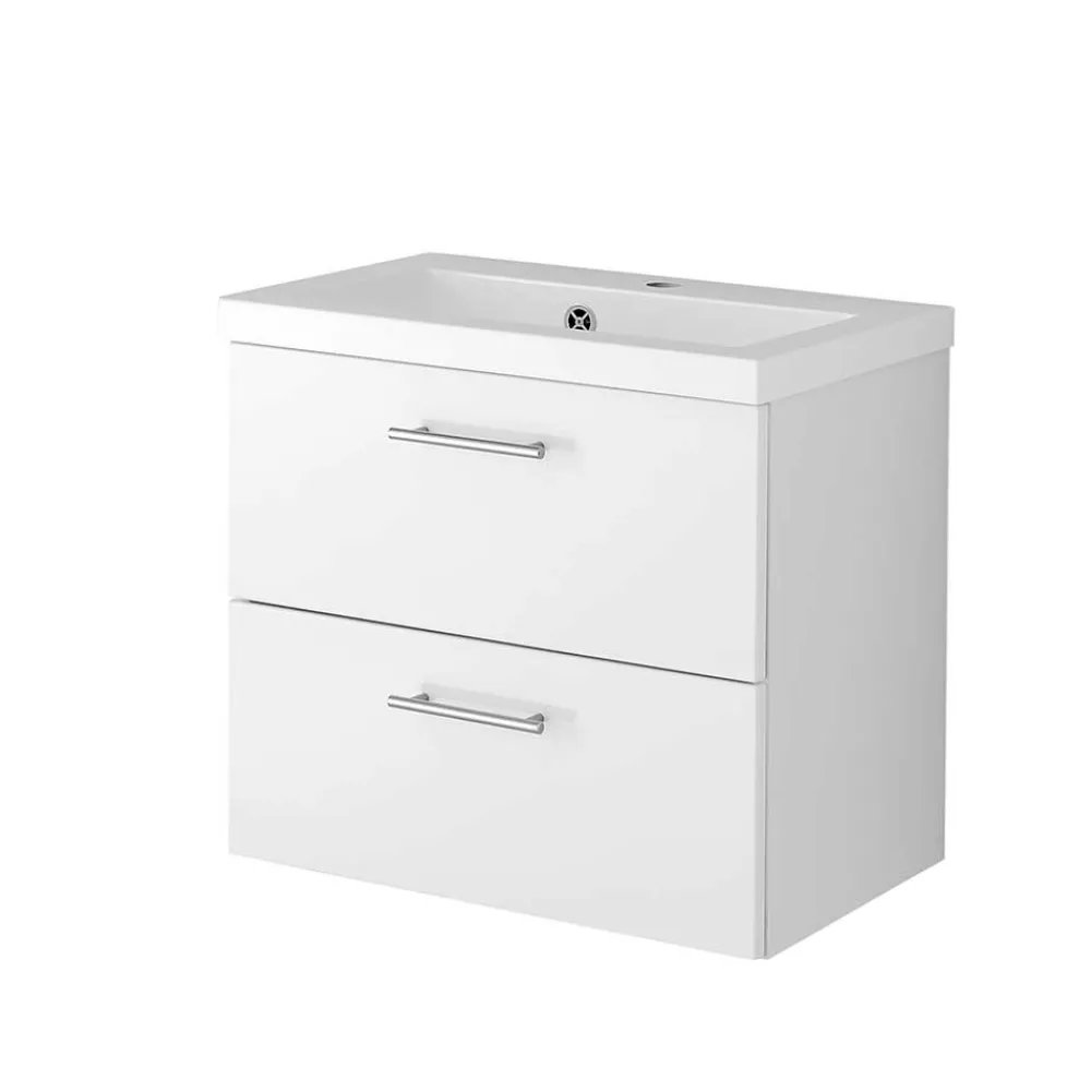 Wohnen Hochglanz Wand Waschtisch mit Waschbecken - Vohdan