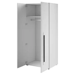 Wohnen Hochglänzender Schrank in Weiß - 2-türig - Baranoma