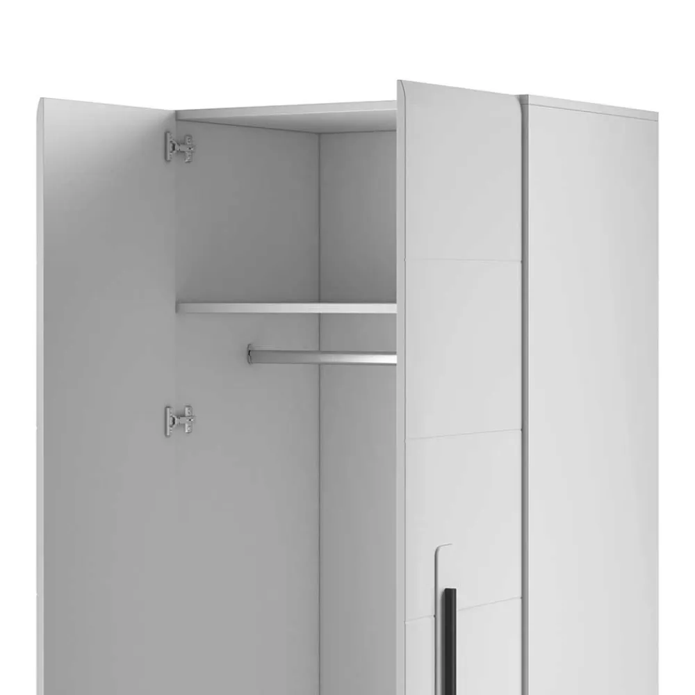 Wohnen Hochglänzender Schrank in Weiß - 2-türig - Baranoma