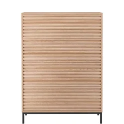 Wohnen Flurkommoden*Hochkommode in Eiche Holzoptik - Lunira