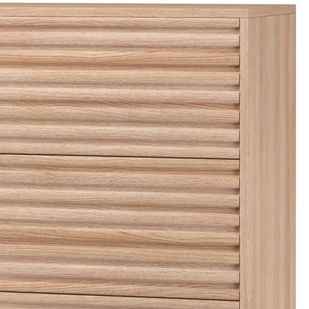 Wohnen Flurkommoden*Hochkommode in Eiche Holzoptik - Lunira