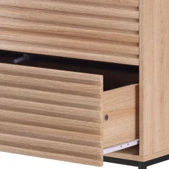 Wohnen Flurkommoden*Hochkommode in Eiche Holzoptik - Lunira