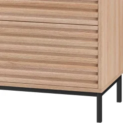 Wohnen Flurkommoden*Hochkommode in Eiche Holzoptik - Lunira