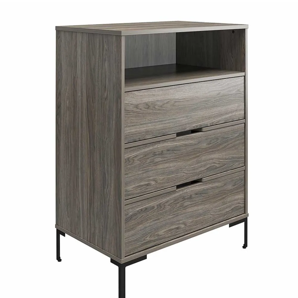 Wohnen Flurkommoden*Hochkommode in Holzoptik Eiche verwittert - Grafics