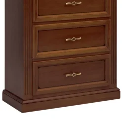 Wohnen Flurkommoden*Hochkommode in Walnussbraun - Dramos