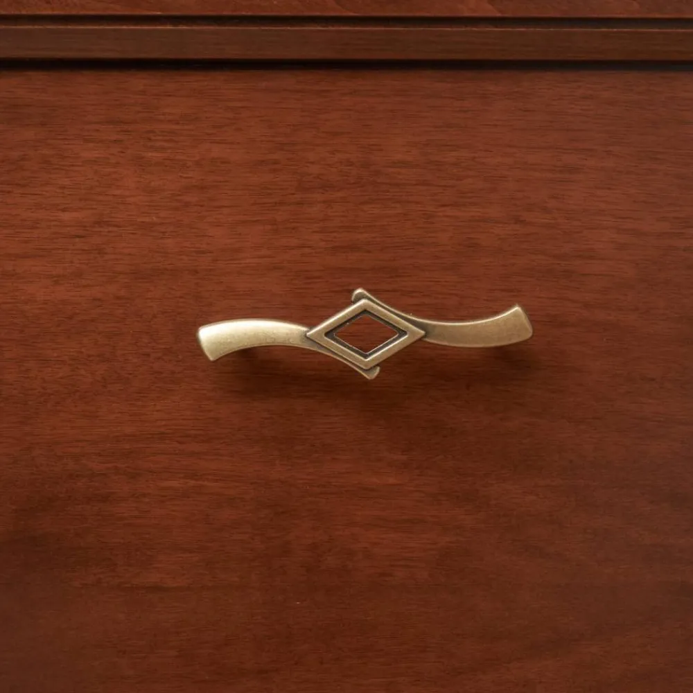 Wohnen Flurkommoden*Hochkommode in Walnussbraun - Dramos