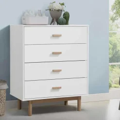 Wohnen Flurkommoden*Hochkommode mit vier Schubladen - Savuta