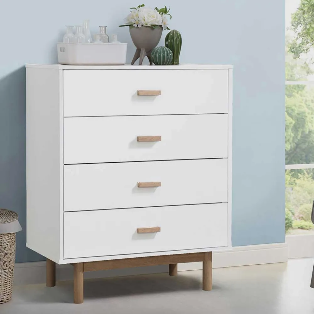 Wohnen Flurkommoden*Hochkommode mit vier Schubladen - Savuta