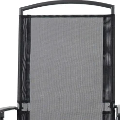 Wohnen Korbmöbel|Metall-Gartenmöbel*Hochlehner Gartenstühle klappbar - Alcamo (2er Set)