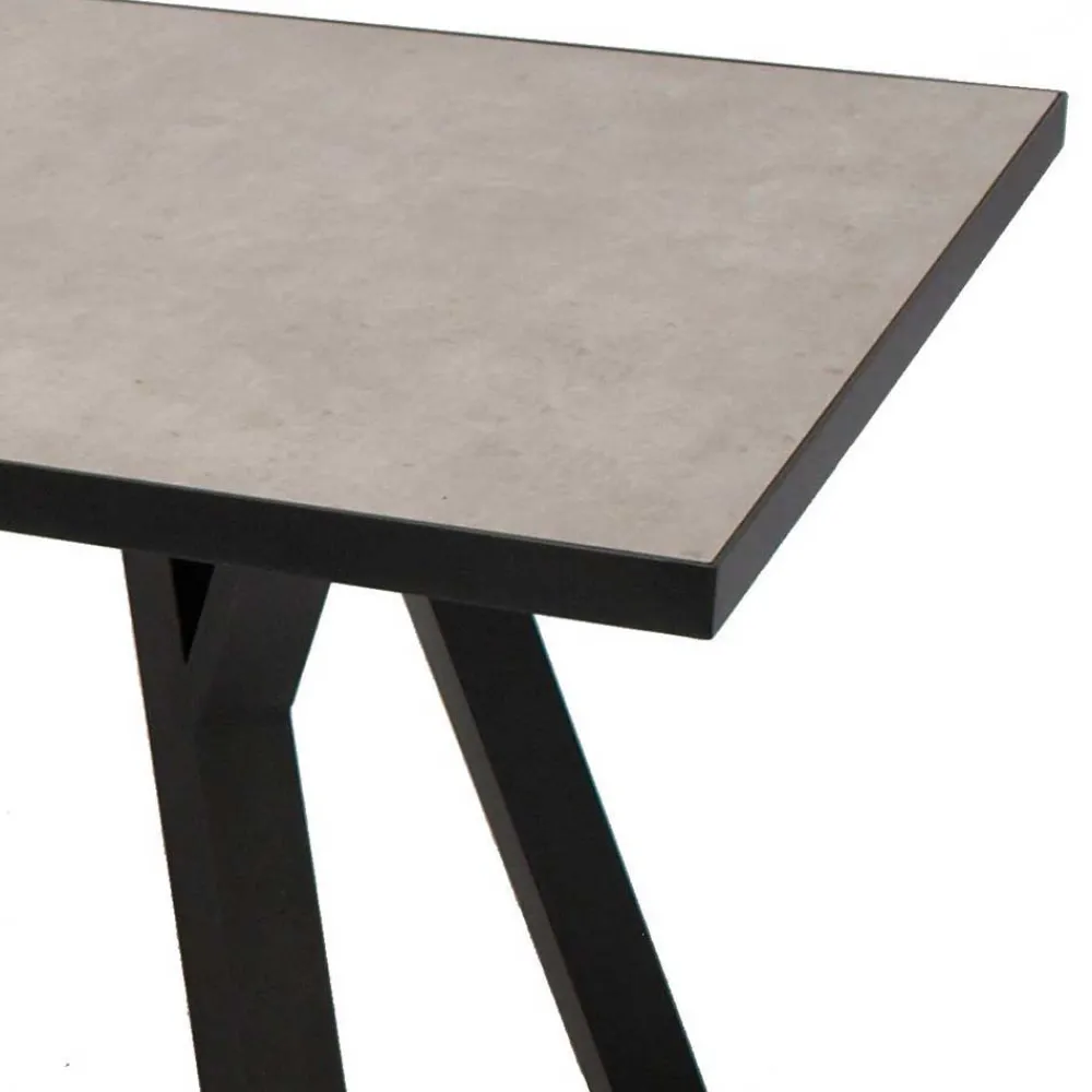 Wohnen Hochwertige Garten Sitzgruppe in Grau - Alpes (siebenteilig)