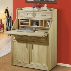 Wohnen Esszimmerschränke*Hochwertiger Schreibschrank in geölter Eiche - Gatania