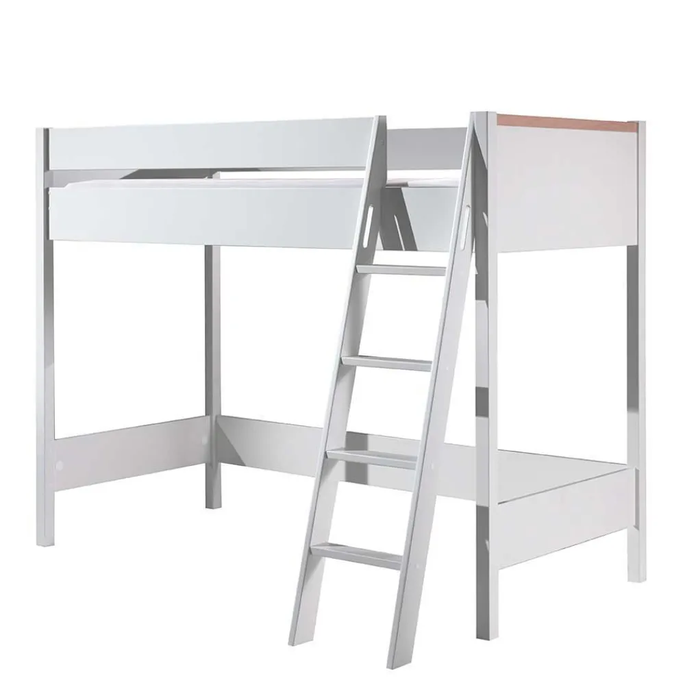 Wohnen Kinderbetten|Kindermöbel*Hochwertiges Hochbett mit Schrank - Rikardio (dreiteilig)