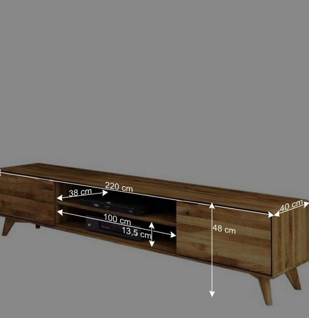 Wohnen Hochwertiges TV Lowboard 2-türig - Eavy