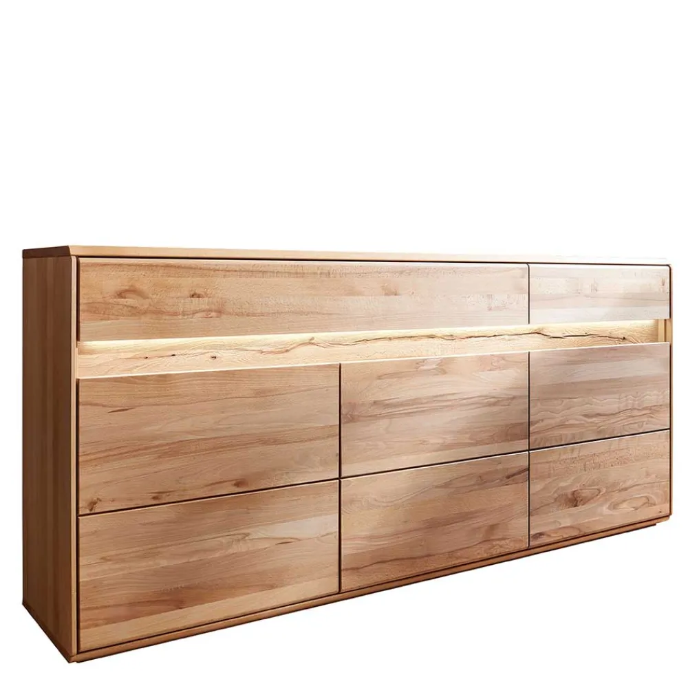 Wohnen Sideboards & Kommoden|Sideboards & Kommoden*Hochwertiges Wildeiche Sideboard 184x86x44 cm - Acmida