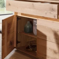 Wohnen Sideboards & Kommoden|Sideboards & Kommoden*Hochwertiges Wildeiche Sideboard 184x86x44 cm - Acmida