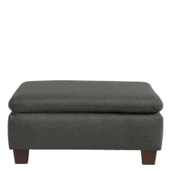 Wohnen Graue Möbel|Braune Möbel*Hocker in Anthrazit und Nussbaum Braun - Classimo