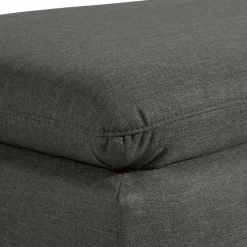 Wohnen Graue Möbel|Braune Möbel*Hocker in Anthrazit und Nussbaum Braun - Classimo