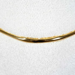 Wohnen Hocker in Weiß Webplüsch mit Gold - Tandrea