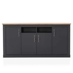 Wohnen Küchenschränke|Sideboards & Kommoden*Hohe Anrichte im Modernen Landhaus Look - Lionel