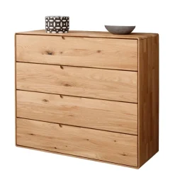 Wohnen Flurkommoden*Hohe Holzkommode aus Wildeiche Massivholz - Darcona