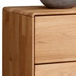 Wohnen Flurkommoden*Hohe Holzkommode aus Wildeiche Massivholz - Darcona