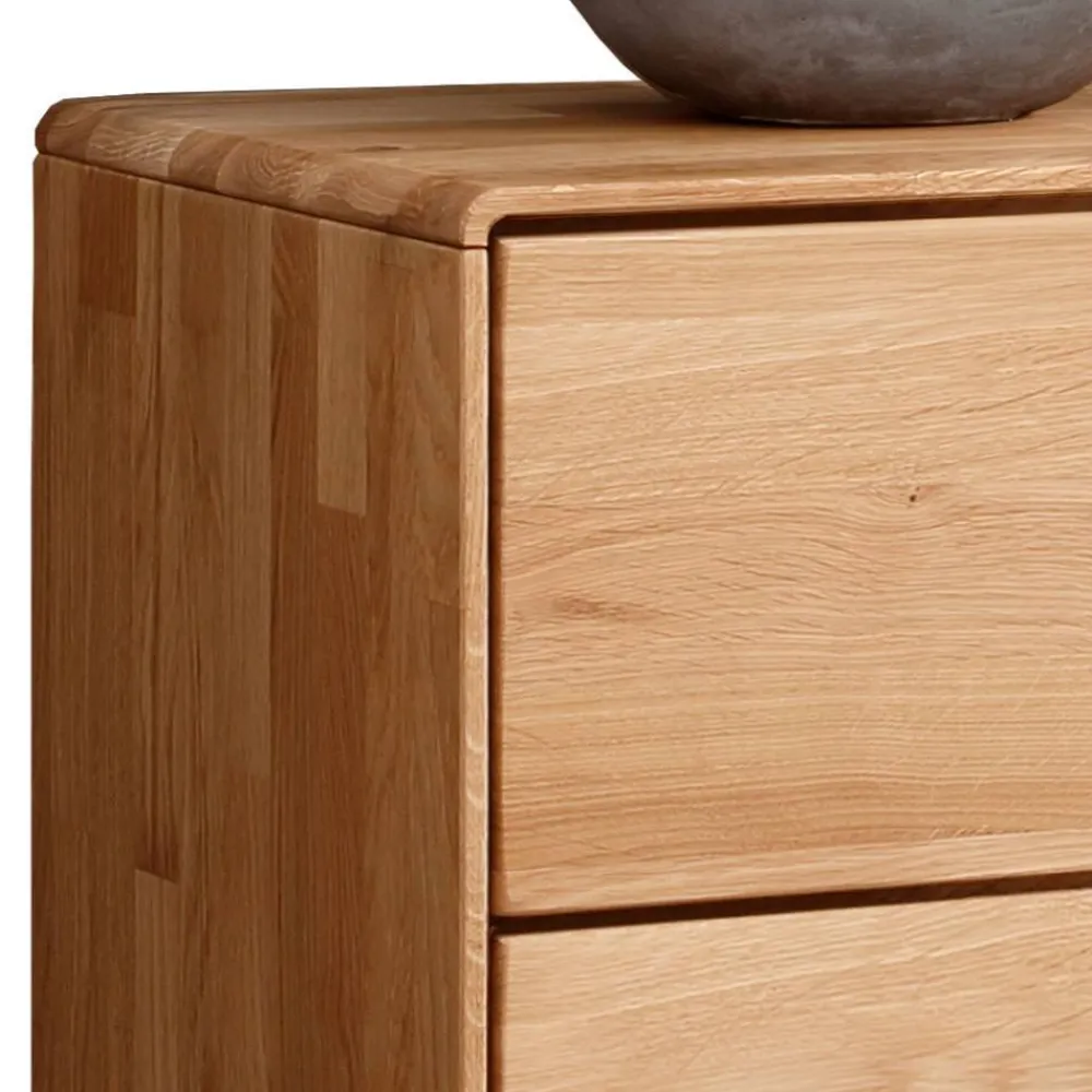 Wohnen Flurkommoden*Hohe Holzkommode aus Wildeiche Massivholz - Darcona