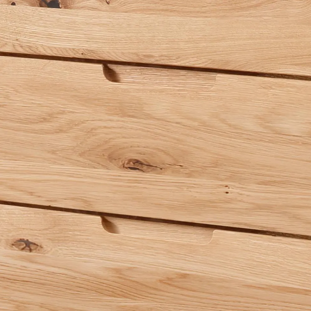 Wohnen Flurkommoden*Hohe Holzkommode aus Wildeiche Massivholz - Darcona