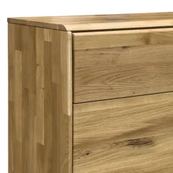 Wohnen Hohe Kommode aus Wildeiche Massivholz - Feanor