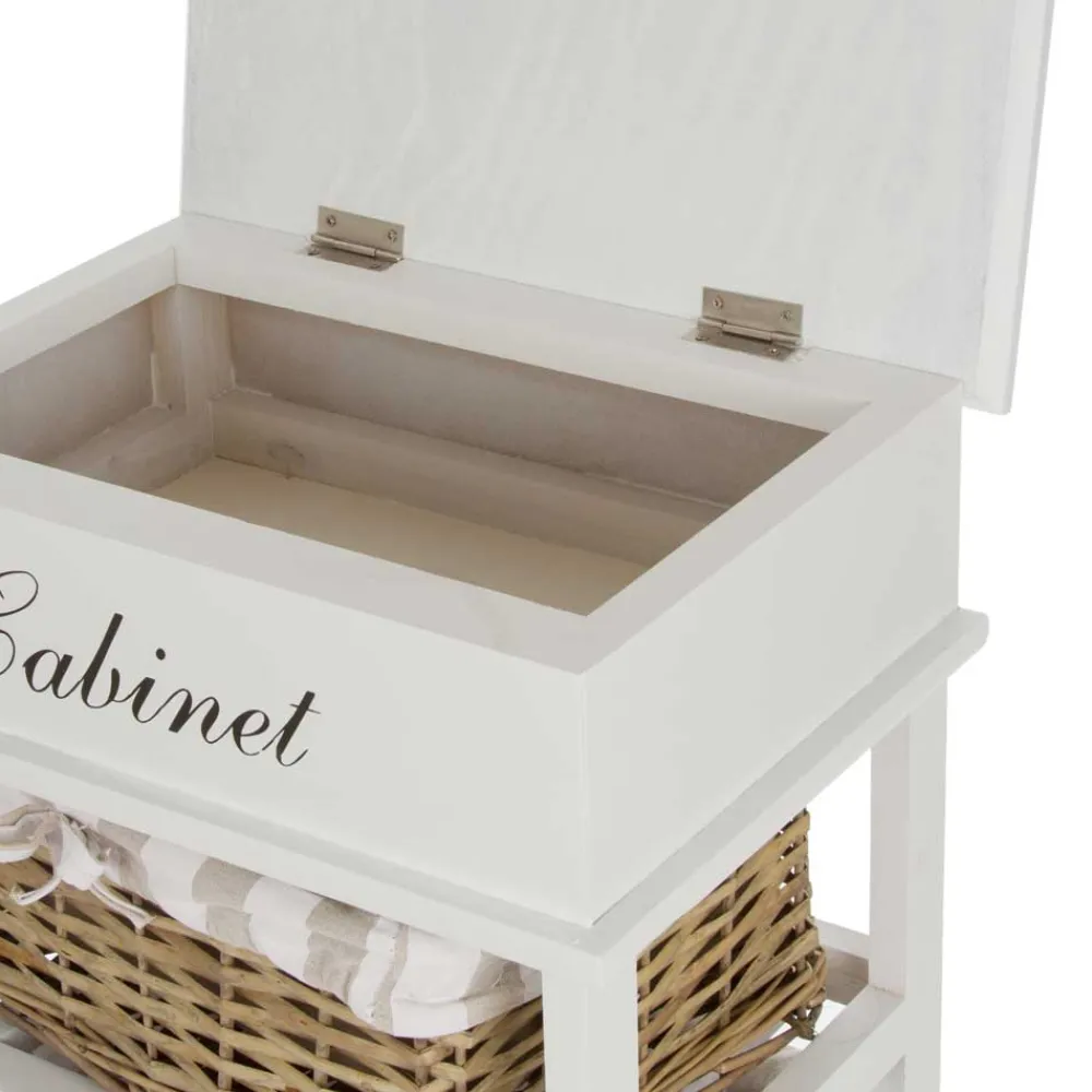 Wohnen Landhausmöbel|Kommoden*Hohe Kommode Efate mit Körben