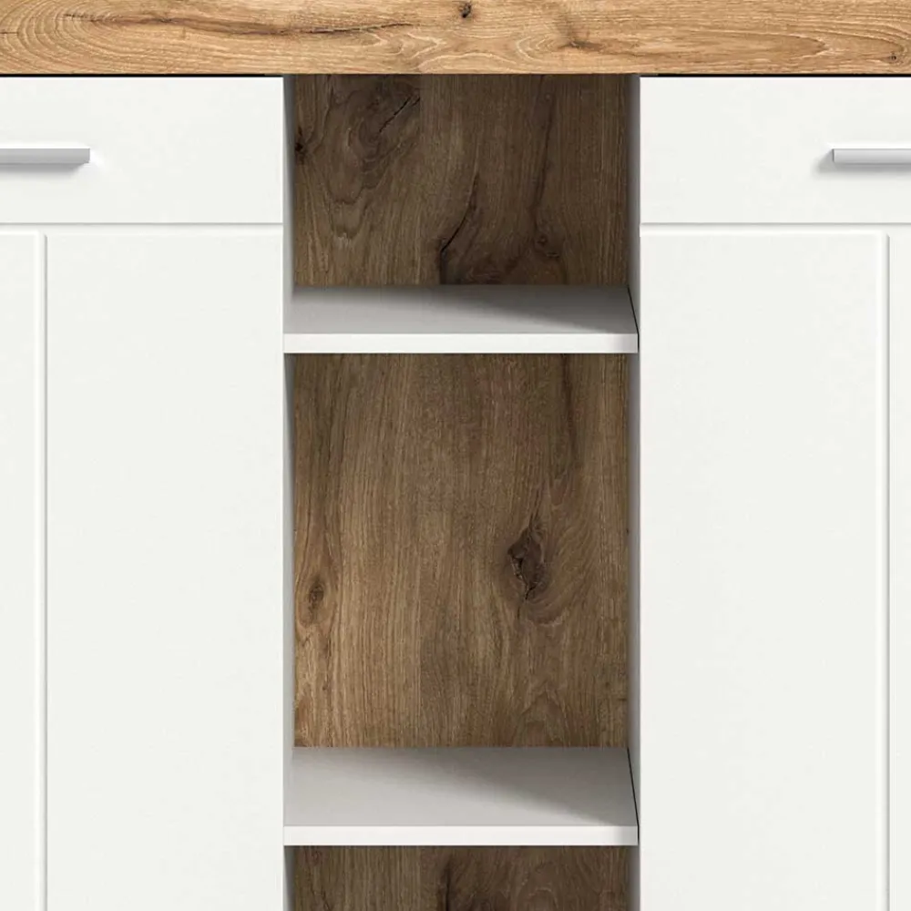 Wohnen Hohe Kommode mit zwei Türen & drei Fächern - Hihat