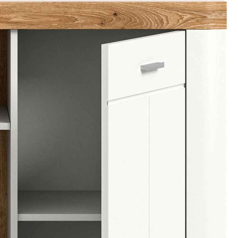 Wohnen Hohe Kommode mit zwei Türen & drei Fächern - Hihat