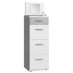 Wohnen Schminktische*Hohe Schminkkommode mit Spiegel im Deckel - Orsidio